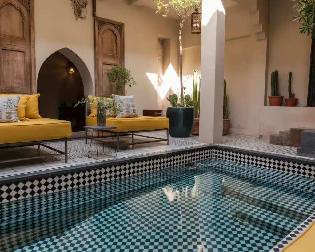 Essential items for a comprehensive Morocco packing list including clothing and shoes.