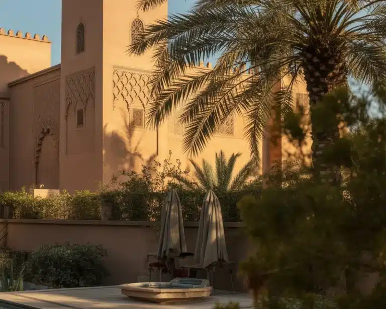 Luxury travel experience in Morocco showcasing private tours and exquisite accommodations.