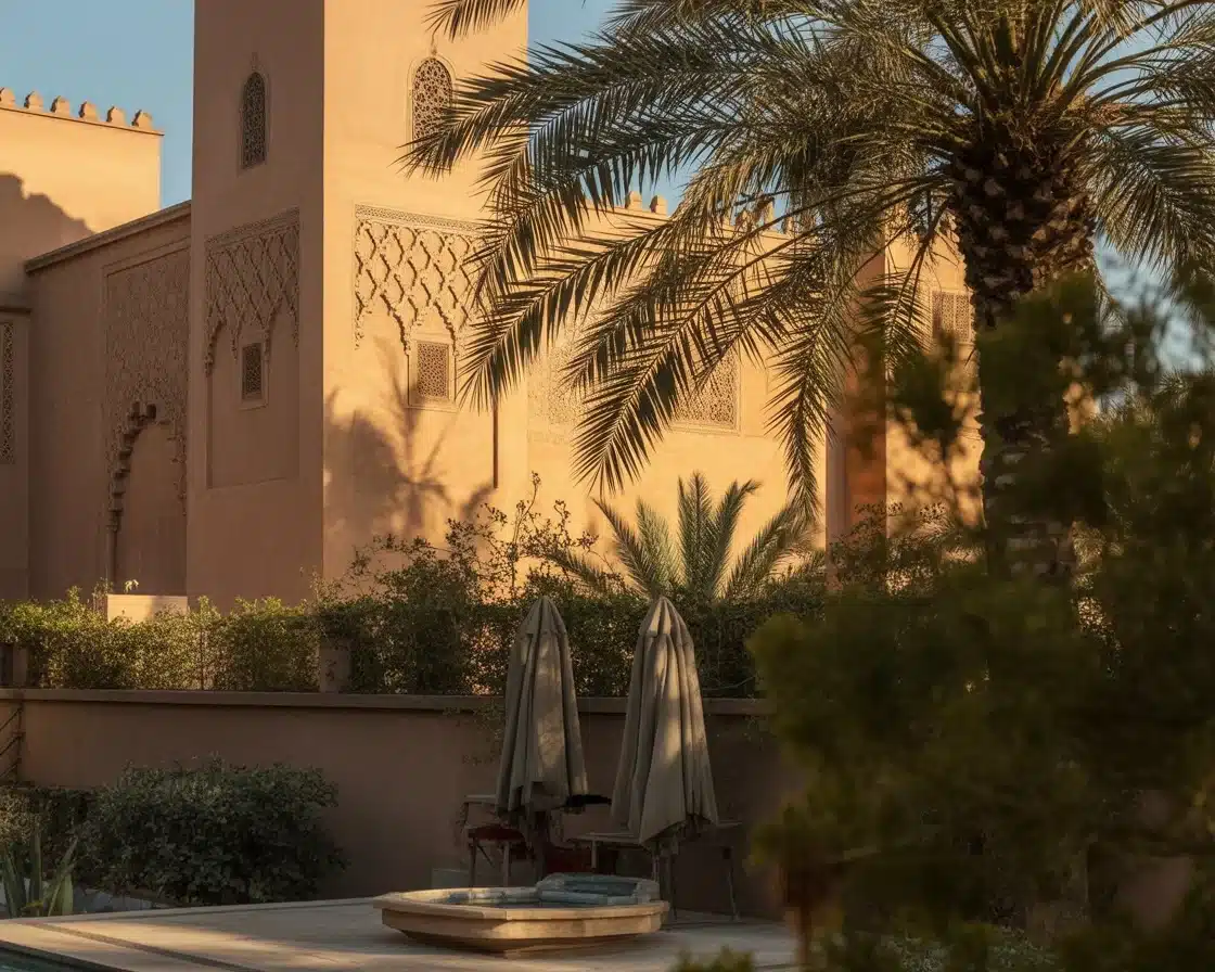 Luxury travel experience in Morocco showcasing private tours and exquisite accommodations.