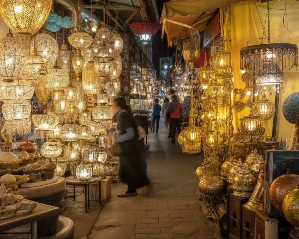 A stunning view of Marrakech, one of the highlights in Morocco travel itineraries.